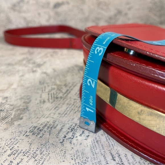 Zara women  buffalo leather Saddle bag satchel - Picture 15 of 15